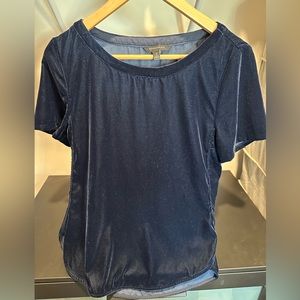 Banana republic velvet top